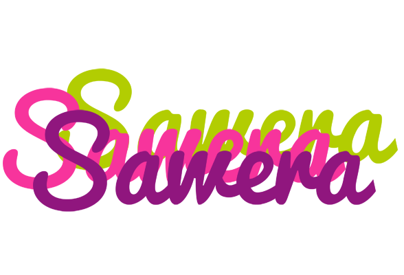 Sawera flowers logo