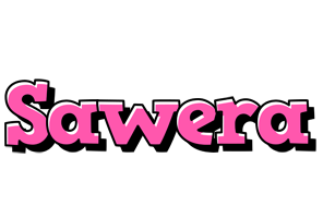 Sawera girlish logo