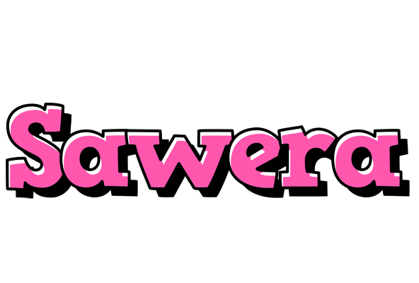 Sawera girlish logo