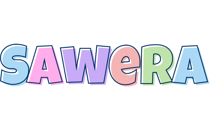Sawera pastel logo