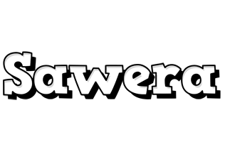 Sawera snowing logo