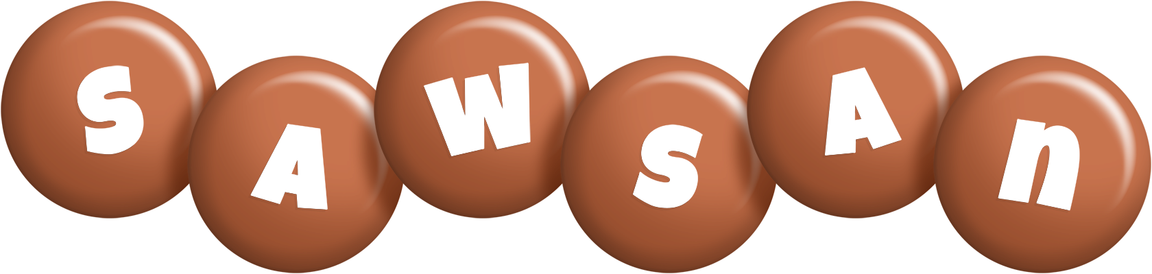 Sawsan candy-brown logo