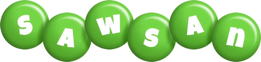 Sawsan candy-green logo