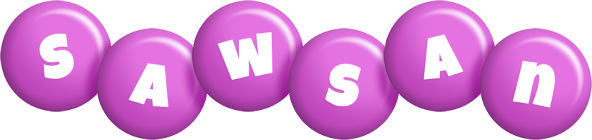 Sawsan candy-purple logo