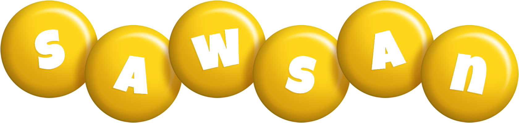 Sawsan candy-yellow logo