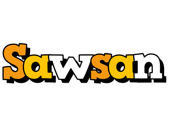 Sawsan cartoon logo