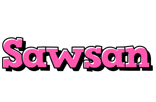 Sawsan girlish logo