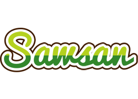 Sawsan golfing logo