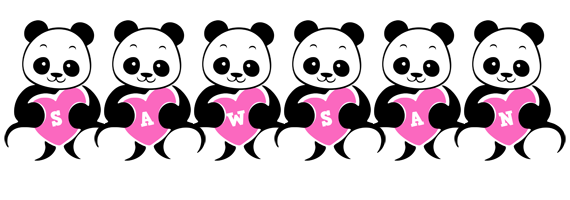 Sawsan love-panda logo