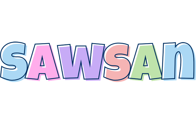 Sawsan pastel logo