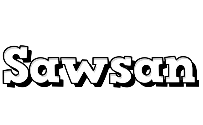 Sawsan snowing logo
