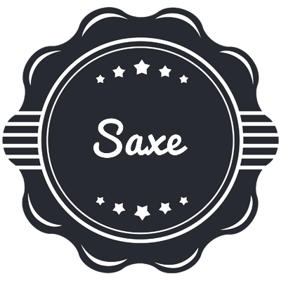 Saxe badge logo