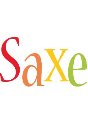 Saxe birthday logo
