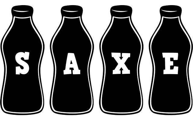 Saxe bottle logo
