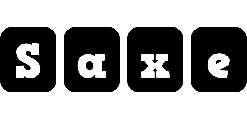 Saxe box logo