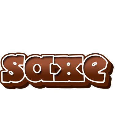 Saxe brownie logo