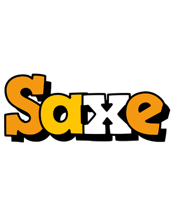 Saxe cartoon logo