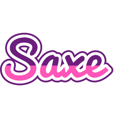 Saxe cheerful logo