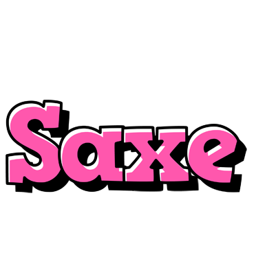 Saxe girlish logo