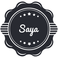 Saya badge logo