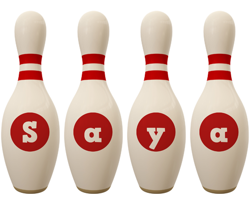 Saya bowling-pin logo