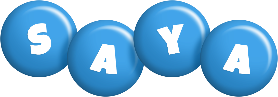 Saya candy-blue logo