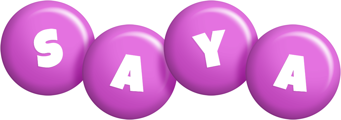 Saya candy-purple logo