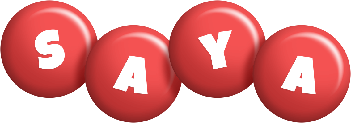 Saya candy-red logo