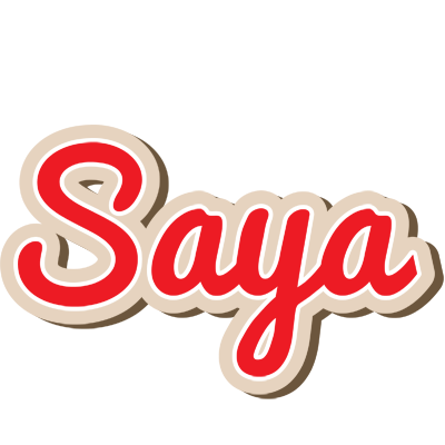 Saya chocolate logo