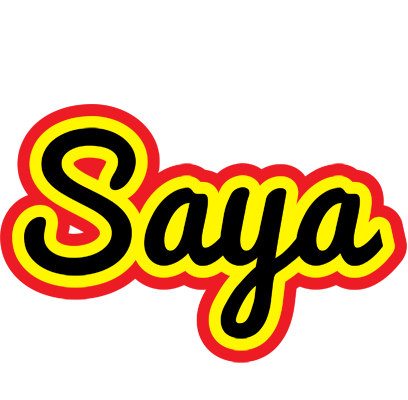 Saya flaming logo