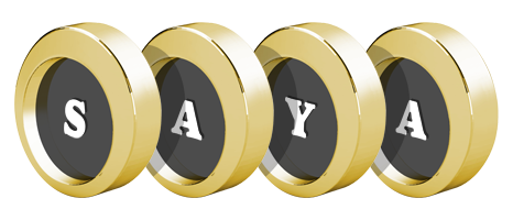 Saya gold logo