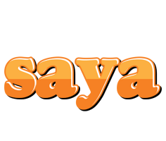 Saya orange logo