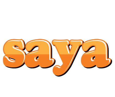 Saya orange logo