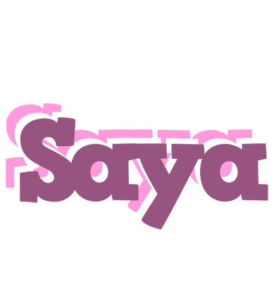 Saya relaxing logo