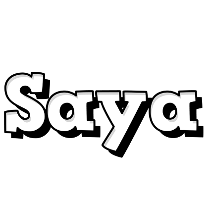 Saya snowing logo
