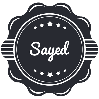 Sayed badge logo