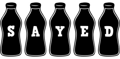 Sayed bottle logo