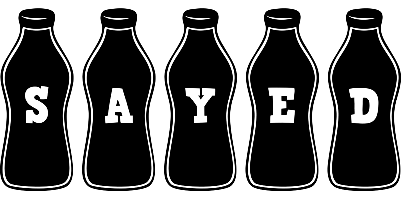 Sayed bottle logo