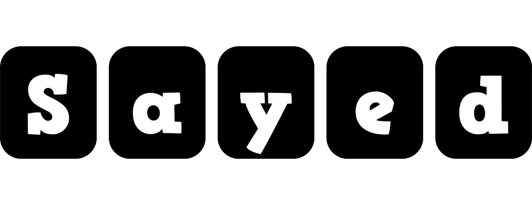 Sayed box logo