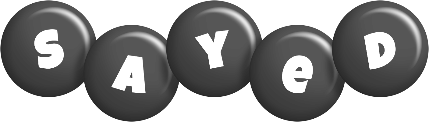 Sayed candy-black logo