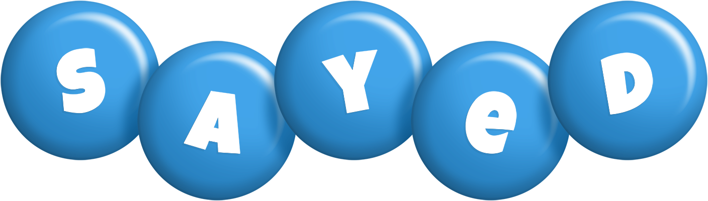 Sayed candy-blue logo