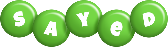 Sayed candy-green logo