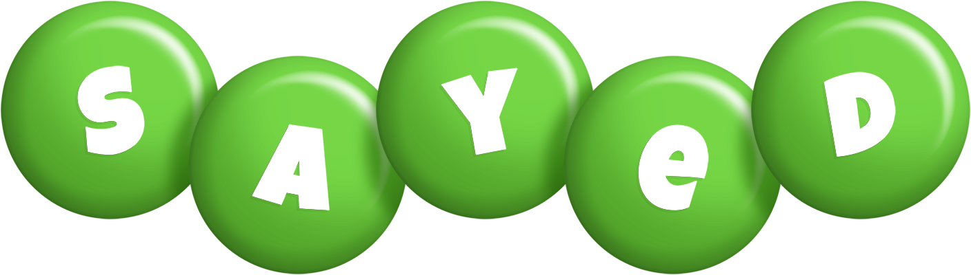 Sayed candy-green logo
