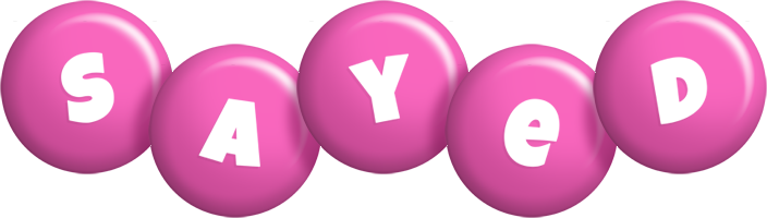Sayed candy-pink logo