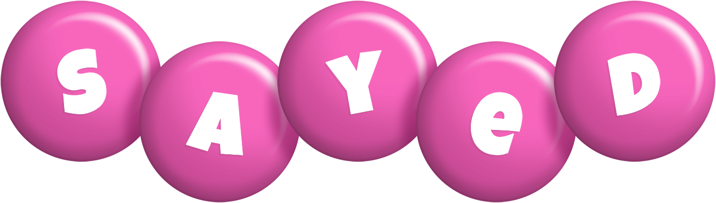 Sayed candy-pink logo