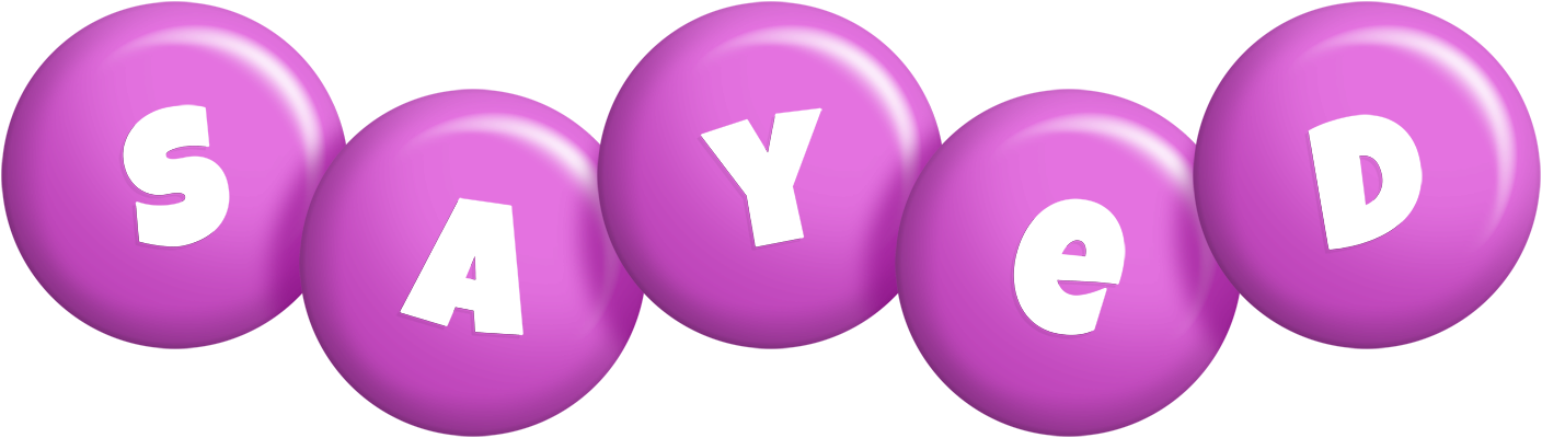 Sayed candy-purple logo