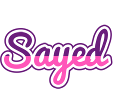 Sayed cheerful logo