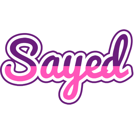 Sayed cheerful logo