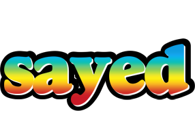 Sayed color logo