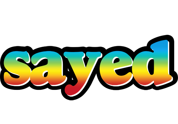 Sayed color logo